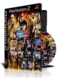 11 بازی با قاب و چاپ روی دیسک (ALL WWE Smackdown PS2 Game (11DISK 11 بازی با قاب و چاپ روی دیسک (ALL WWE Smackdown PS2 Game (11DISK